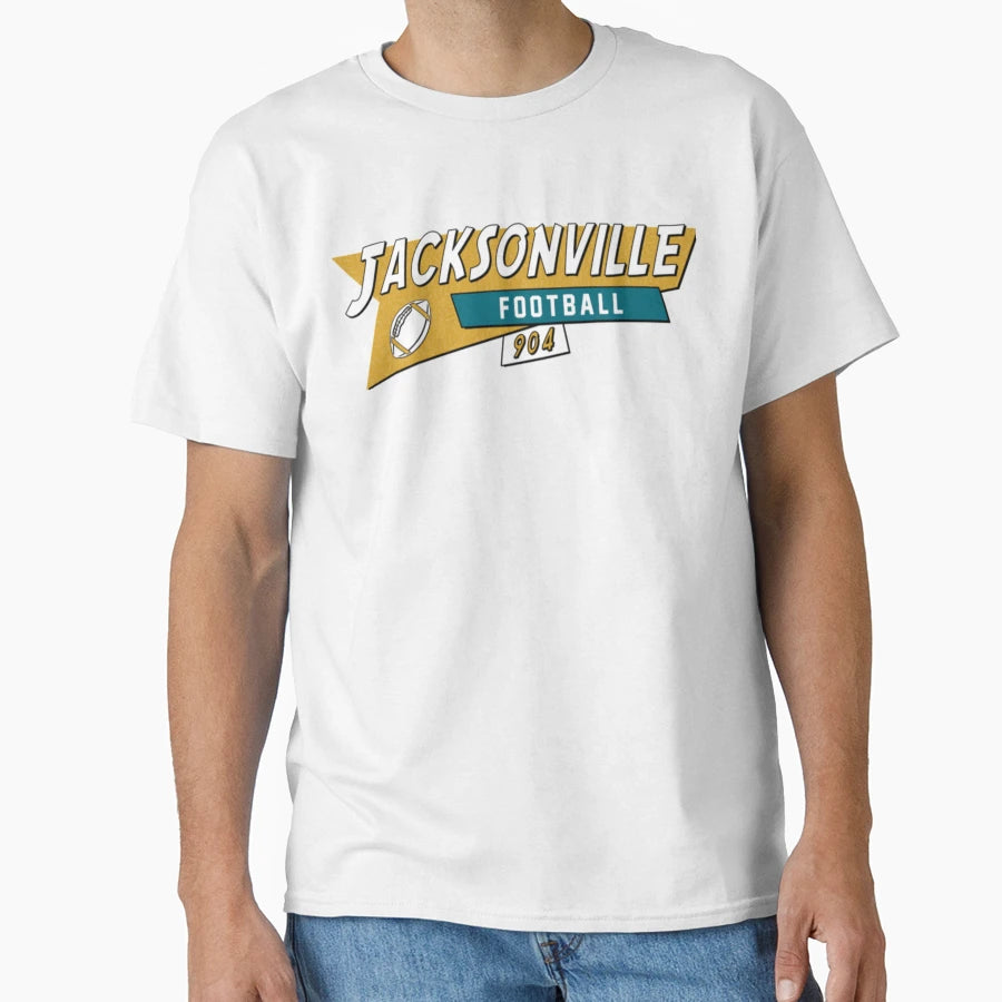 Jacksonville 90S Football T-Shirt - Graphic Print Men Women - T-Shirt, Sweatshirt, Hoodie