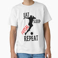 Funny And Eat Sleep Futsal Repeat T-Shirt - Graphic Print Men Women - T-Shirt, Sweatshirt, Hoodie