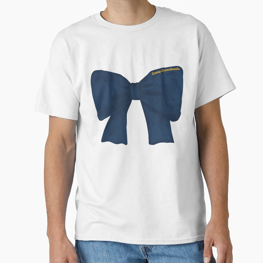 Camp Canadensis Bow Blue T-Shirt - Minimalist Print Men Women - T-Shirt, Sweatshirt, Hoodie