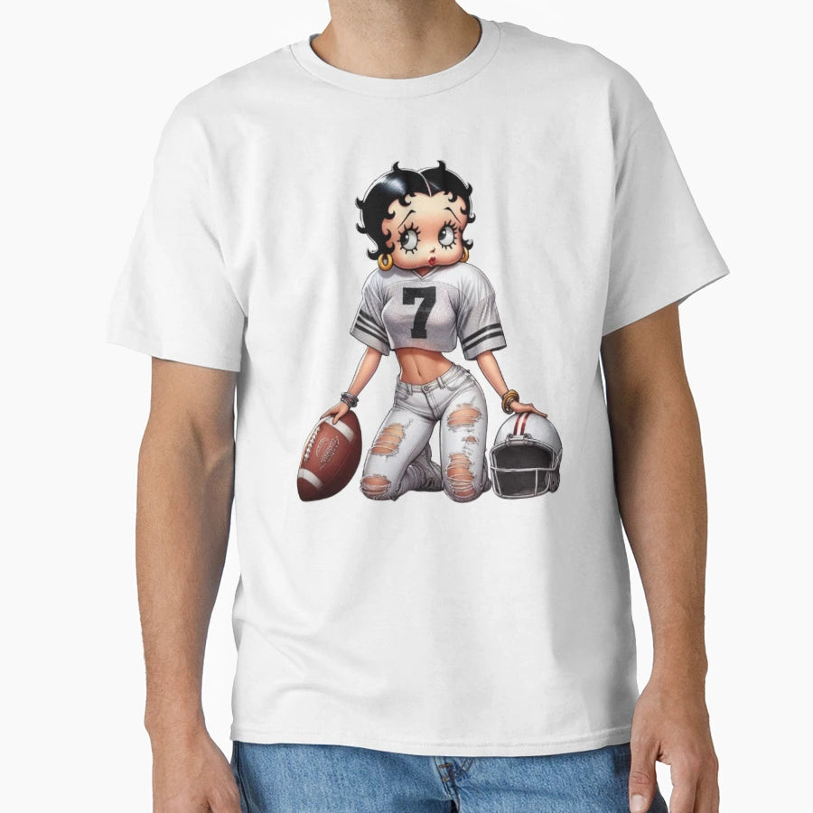 Betty Boop T-Shirt - Aesthetic Graphic for Adults - T-Shirt, Sweatshirt, Hoodie