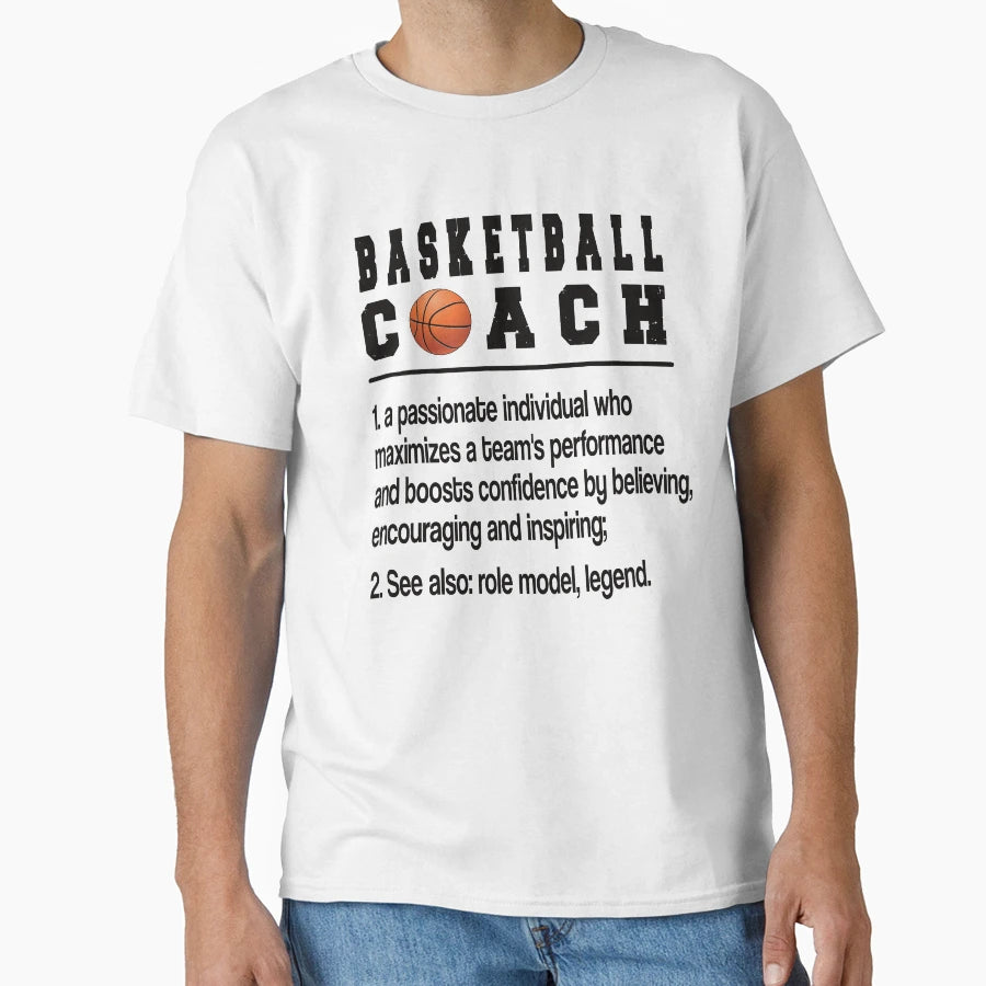 Best Basketball Coach Gifts Basketball T-Shirt - Minimalist Print Unisex - T-Shirt, Sweatshirt, Hoodie