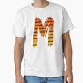 Letter M Initials T-Shirt - Custom Art Print Unisex - T-Shirt, Sweatshirt, Hoodie