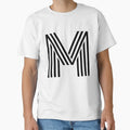 Alphabet M Uppercase Letter M T-Shirt - Fun Novelty Design for Adults - T-Shirt, Sweatshirt, Hoodie