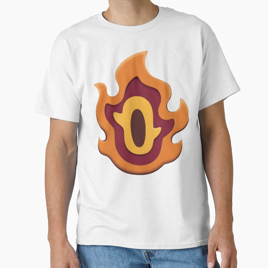 Flame Pillars Sign T-Shirt - Fun Novelty Design Unisex - T-Shirt, Sweatshirt, Hoodie