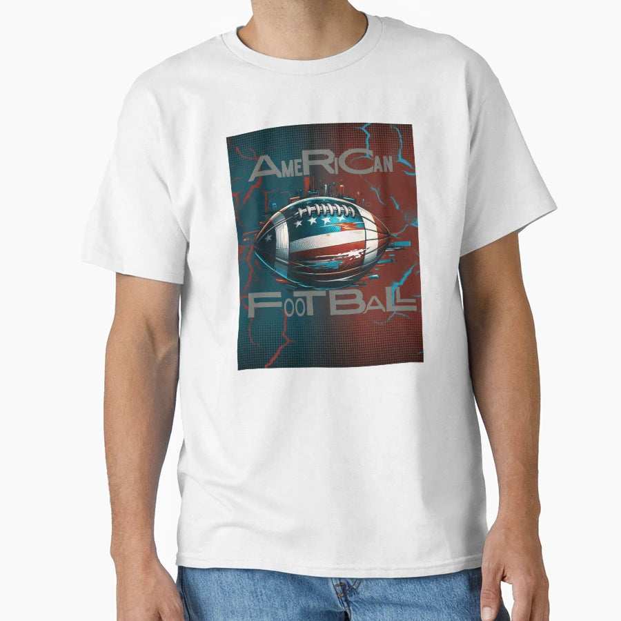American Football T-Shirt - Custom Art Print for Adults - T-Shirt, Sweatshirt, Hoodie