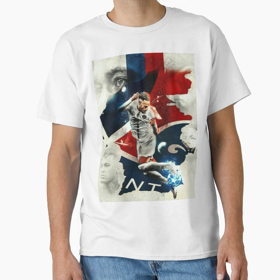 Neymar Art Wallpaper T-Shirt - Unique Graphic Men Women - T-Shirt, Sweatshirt, Hoodie