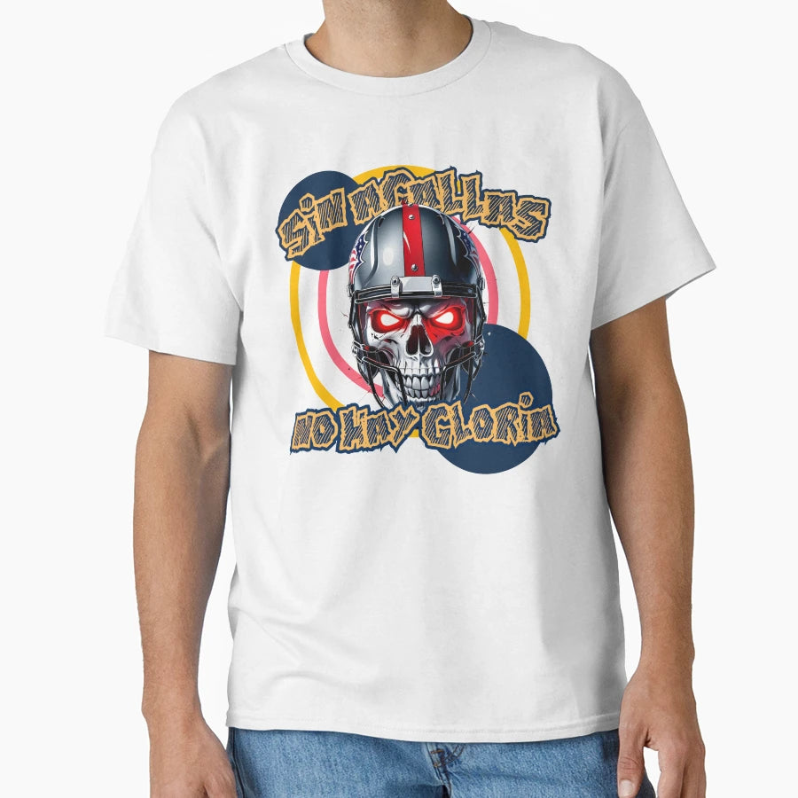 Skull No Guts No Glory Spanish T-Shirt - Novelty Apparel Unisex - T-Shirt, Sweatshirt, Hoodie