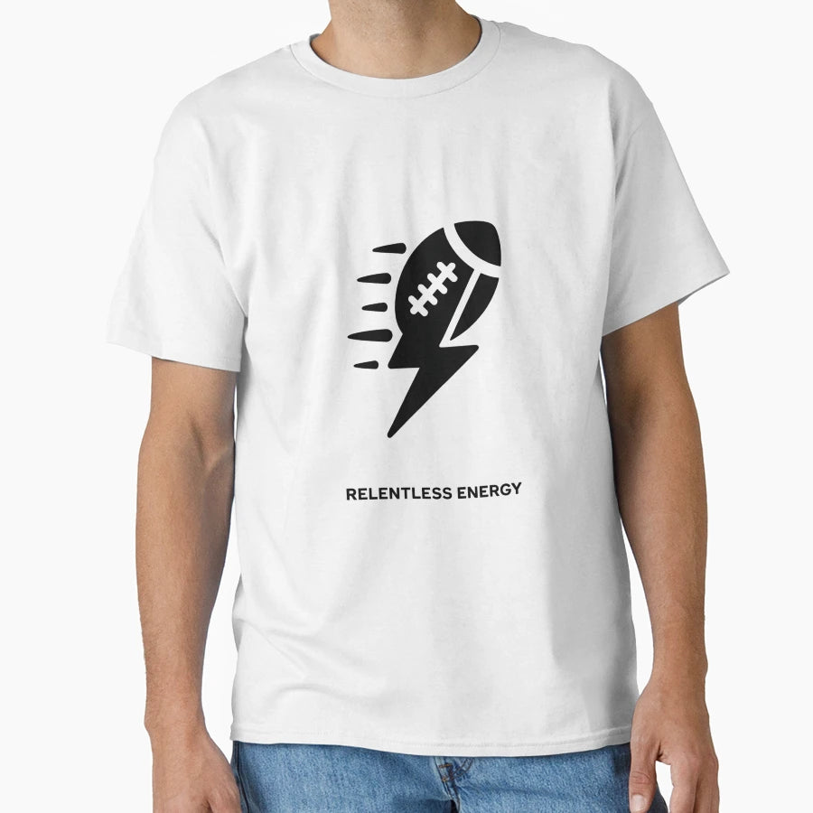 Relentless Energy Football Icon Art T-Shirt - Streetwear Style Men Women - T-Shirt, Sweatshirt, Hoodie