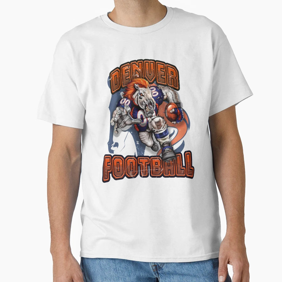 Denver Broncos Football T-Shirt - Casual Everyday Wear Men Women - T-Shirt, Sweatshirt, Hoodie