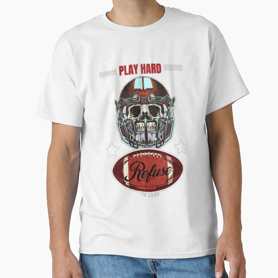 Refuse To Lose American Football T-Shirt - Minimalist Print for Adults - T-Shirt, Sweatshirt, Hoodie