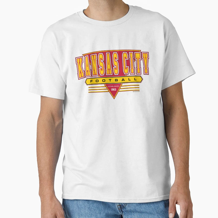 Kansas City Football Chiefs Inspired 90S T-Shirt - Streetwear Style Unisex - T-Shirt, Sweatshirt, Hoodie