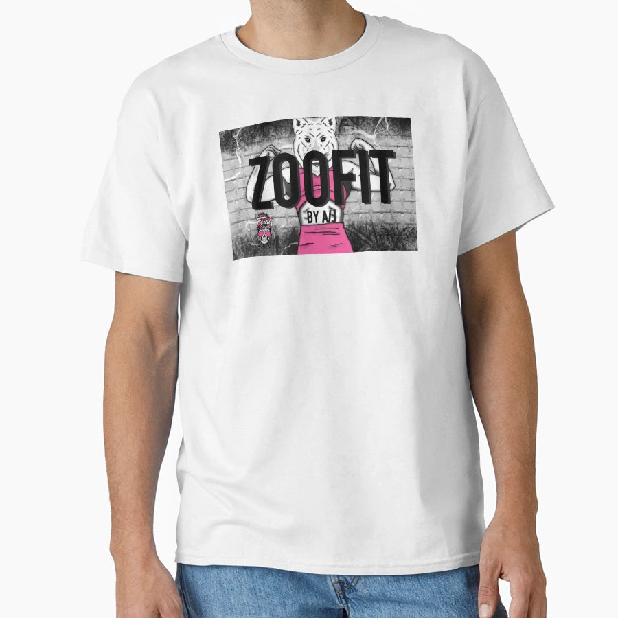 Zoofit Logo Theferalxhousewife T-Shirt - Unique Graphic for Adults - T-Shirt, Sweatshirt, Hoodie