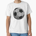 Soccer Ball T-Shirt - Custom Art Print for Adults - T-Shirt, Sweatshirt, Hoodie