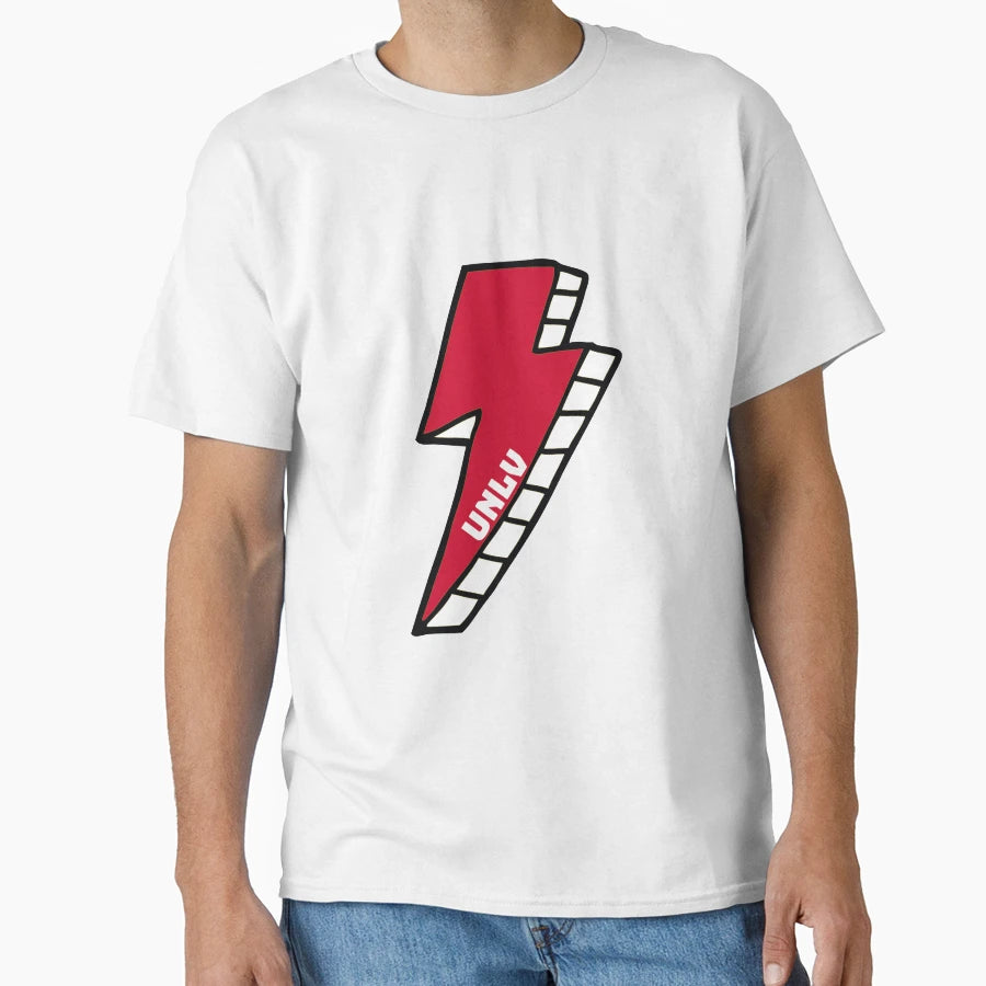 Unlv Lightning Bolt T-Shirt - Graphic Print Men Women - T-Shirt, Sweatshirt, Hoodie