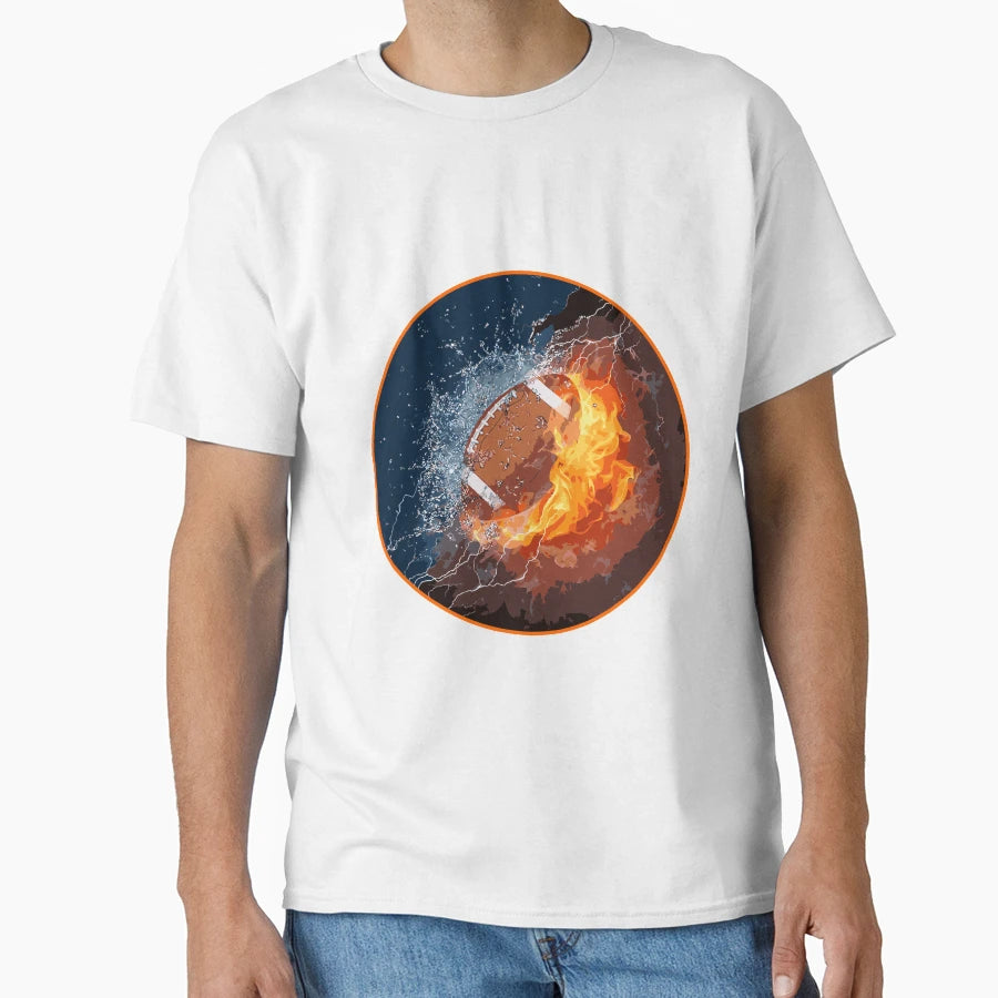 Football T-Shirt - Minimalist Print Men Women - T-Shirt, Sweatshirt, Hoodie