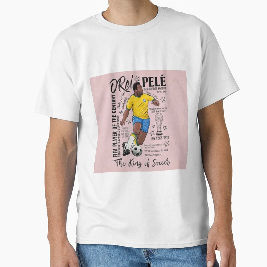 Brazilian Football Player From Santos T-Shirt - Fun Novelty Design Unisex - T-Shirt, Sweatshirt, Hoodie