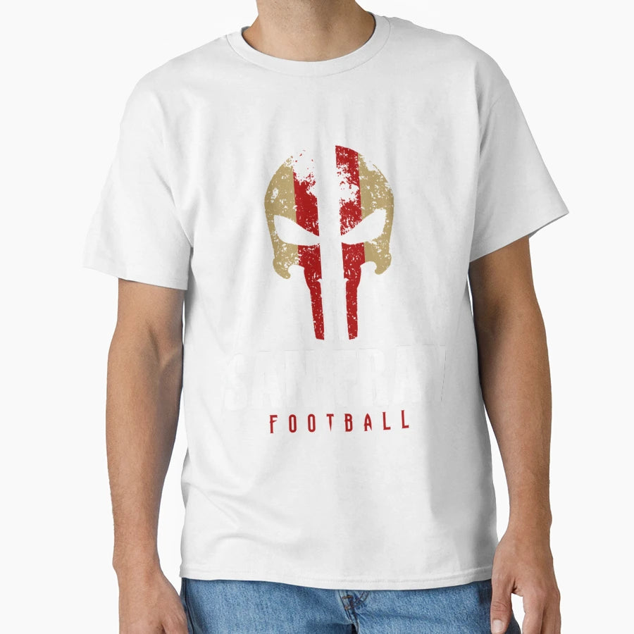 San Francisco Pro Football Grunge T-Shirt - Fun Novelty Design Men Women - T-Shirt, Sweatshirt, Hoodie
