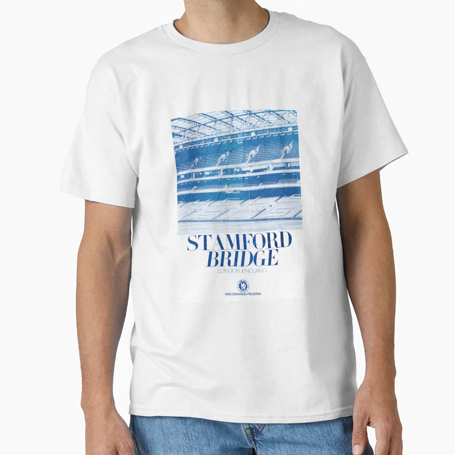 Chelsea Stamford Bridge Stadium T-Shirt - Fun Novelty Design for Adults - T-Shirt, Sweatshirt, Hoodie