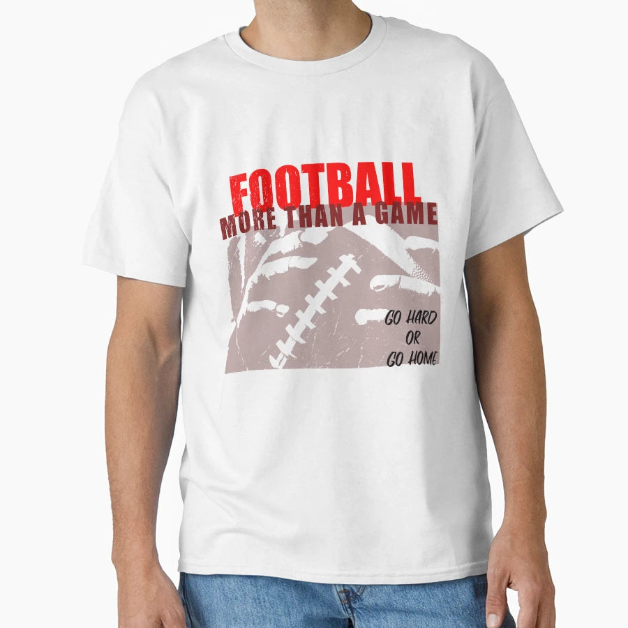 American Football More Than Game T-Shirt - Minimalist Print Men Women - T-Shirt, Sweatshirt, Hoodie