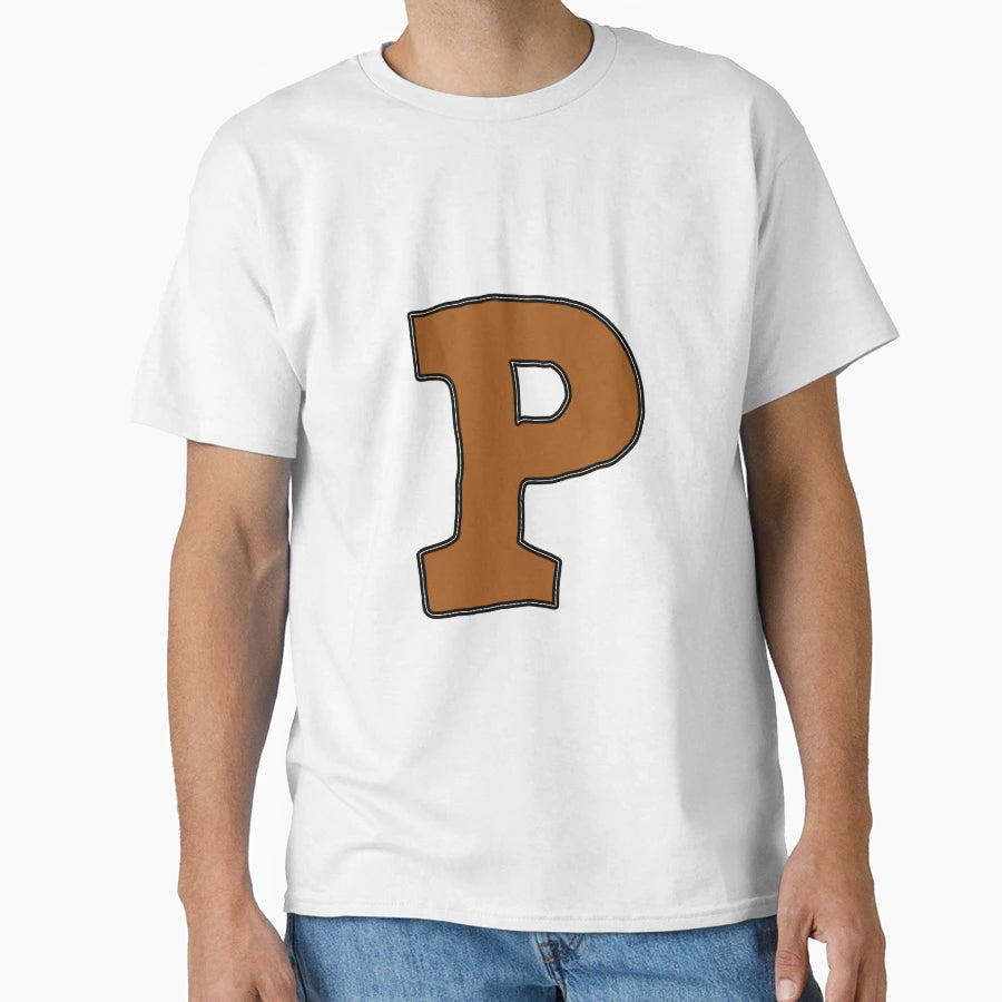 Chocolade Letter P T-Shirt - Aesthetic Graphic for Adults - T-Shirt, Sweatshirt, Hoodie