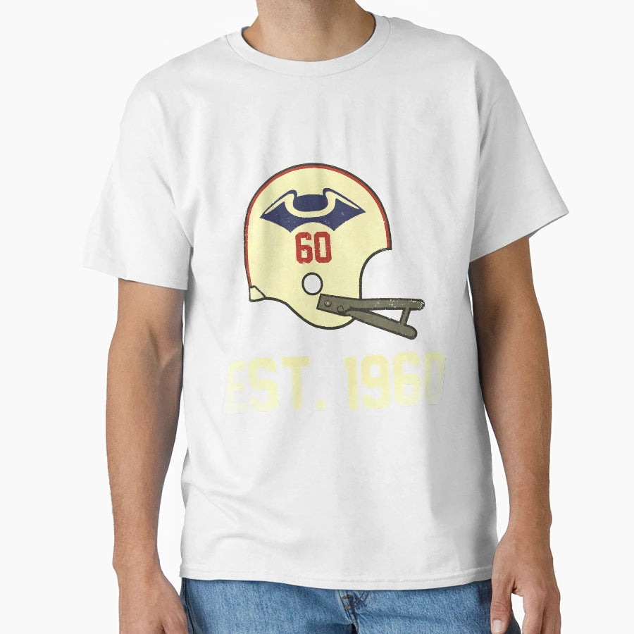 Patriots Est 1960 Distressed T-Shirt - Custom Art Print Unisex - T-Shirt, Sweatshirt, Hoodie