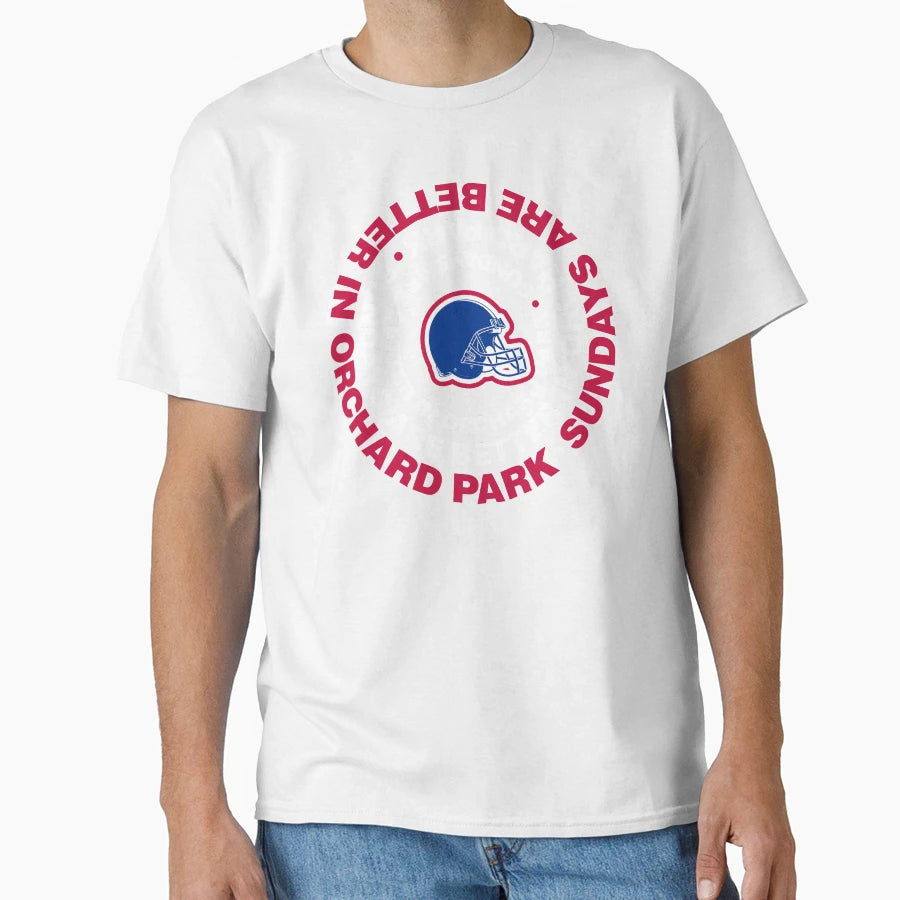 Buffalo Is Best Place To Be Sunday T-Shirt - Aesthetic Graphic Unisex - T-Shirt, Sweatshirt, Hoodie