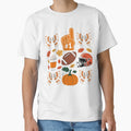 Football Pumpkin Season Thanksgiving T-Shirt - Graphic Print Unisex - T-Shirt, Sweatshirt, Hoodie