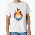 Fire Flame Hot Burning Flaming Costume T-Shirt - Graphic Print Unisex - T-Shirt, Sweatshirt, Hoodie