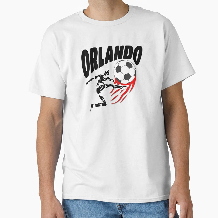 Orlando Soccer Enthusiast Kickin It T-Shirt - Streetwear Style Unisex - T-Shirt, Sweatshirt, Hoodie
