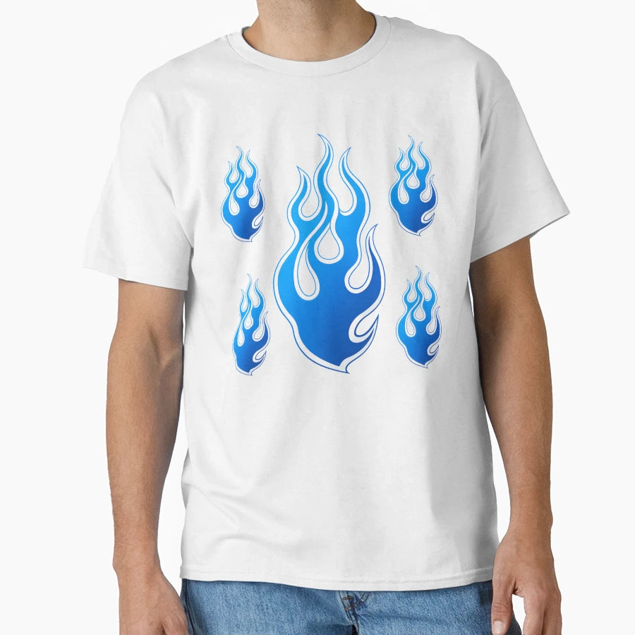 Blue Flame T-Shirt - Fun Novelty Design Unisex - T-Shirt, Sweatshirt, Hoodie