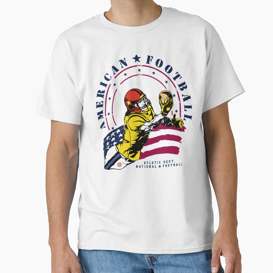 American Football Sport T-Shirt - Unique Graphic Men Women - T-Shirt, Sweatshirt, Hoodie