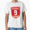 Lanny Mcdonald Calgary 9 Emblem T-Shirt - Aesthetic Graphic for Adults - T-Shirt, Sweatshirt, Hoodie