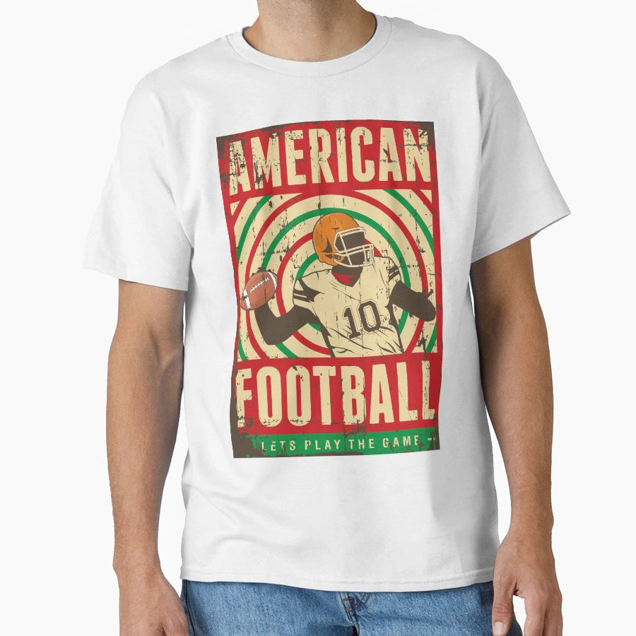 American Football Player T-Shirt - Casual Everyday Wear for Adults - T-Shirt, Sweatshirt, Hoodie