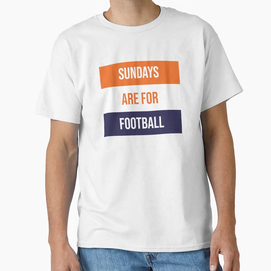 Sundays Are Football T-Shirt - Aesthetic Graphic Men Women - T-Shirt, Sweatshirt, Hoodie