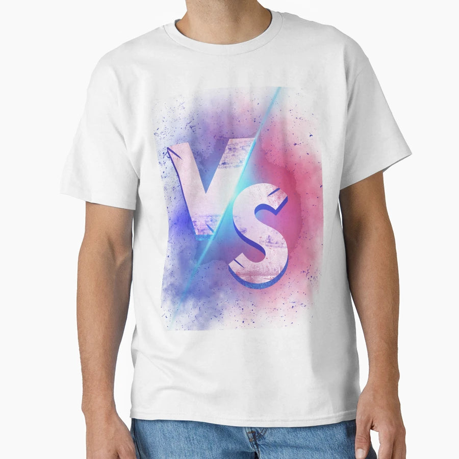 Blue Vs Red T-Shirt - Custom Art Print Men Women - T-Shirt, Sweatshirt, Hoodie