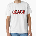 Coach Buffalo Plaid Pattern T-Shirt - Custom Art Print Unisex - T-Shirt, Sweatshirt, Hoodie