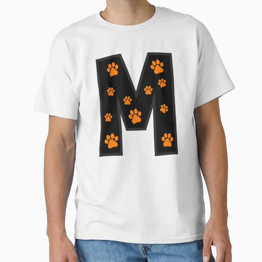 Paw Alphabet T-Shirt - Minimalist Print for Adults - T-Shirt, Sweatshirt, Hoodie