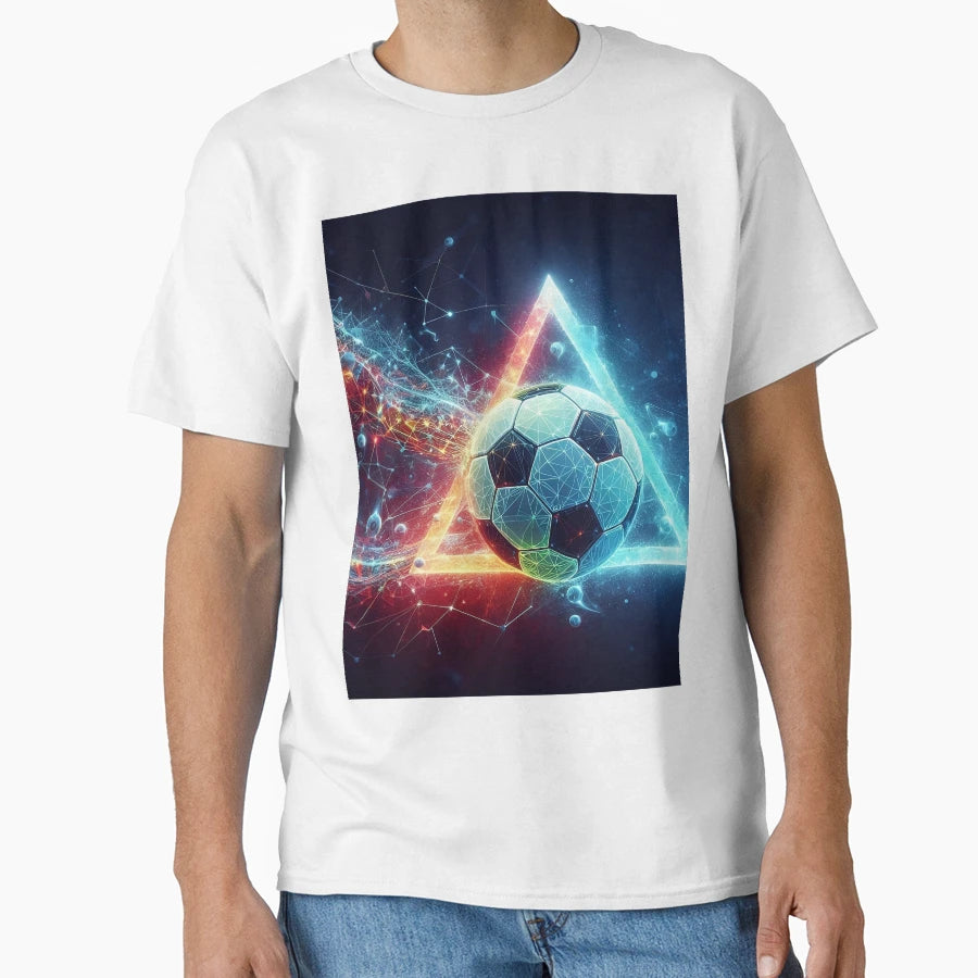Soccer Vibrant T-Shirt - Casual Everyday Wear Men Women - T-Shirt, Sweatshirt, Hoodie