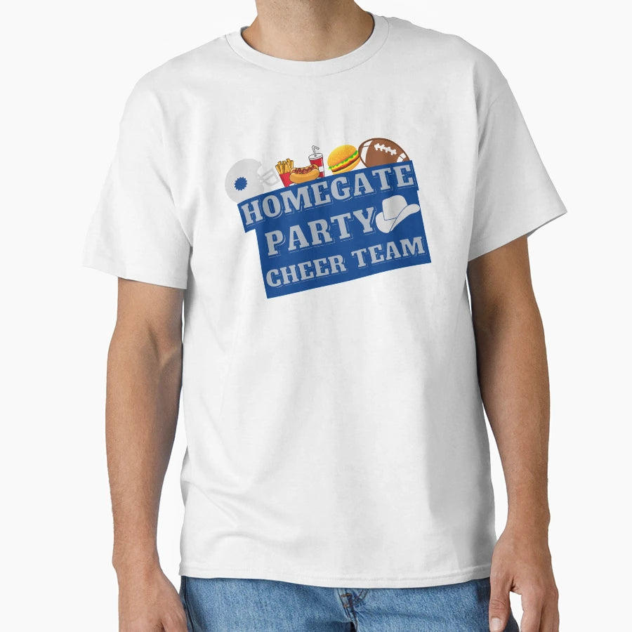 Cheer Team Game Day Football Homegate T-Shirt - Minimalist Print Unisex - T-Shirt, Sweatshirt, Hoodie