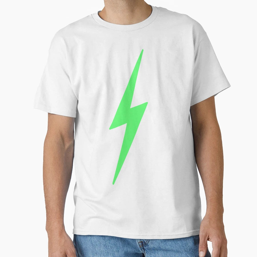 Green Lightning Bolt T-Shirt - Novelty Apparel Men Women - T-Shirt, Sweatshirt, Hoodie