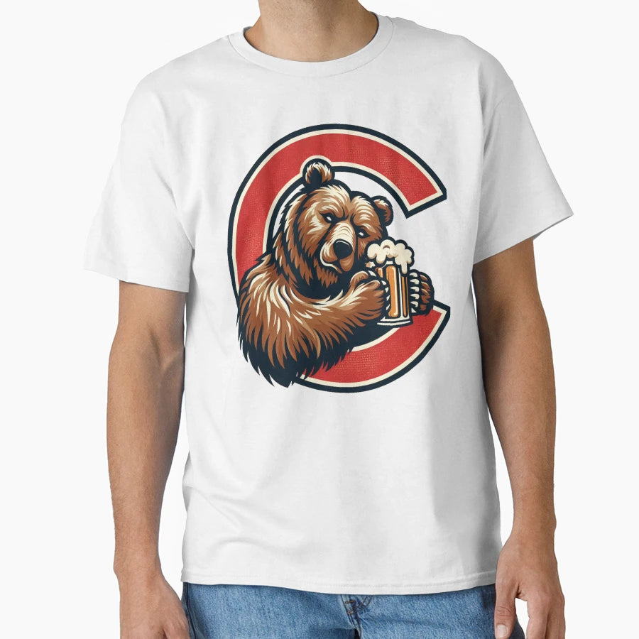 Red C Cornell Bear T-Shirt - Custom Art Print Unisex - T-Shirt, Sweatshirt, Hoodie