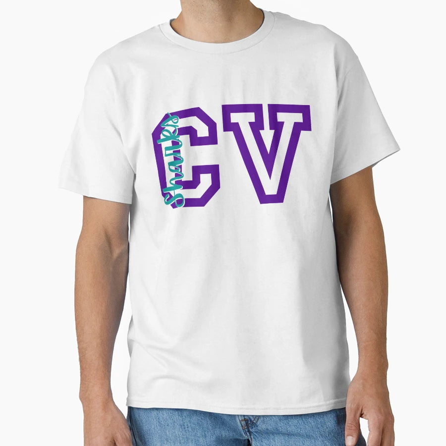 Shark Cv T-Shirt - Streetwear Style for Adults - T-Shirt, Sweatshirt, Hoodie