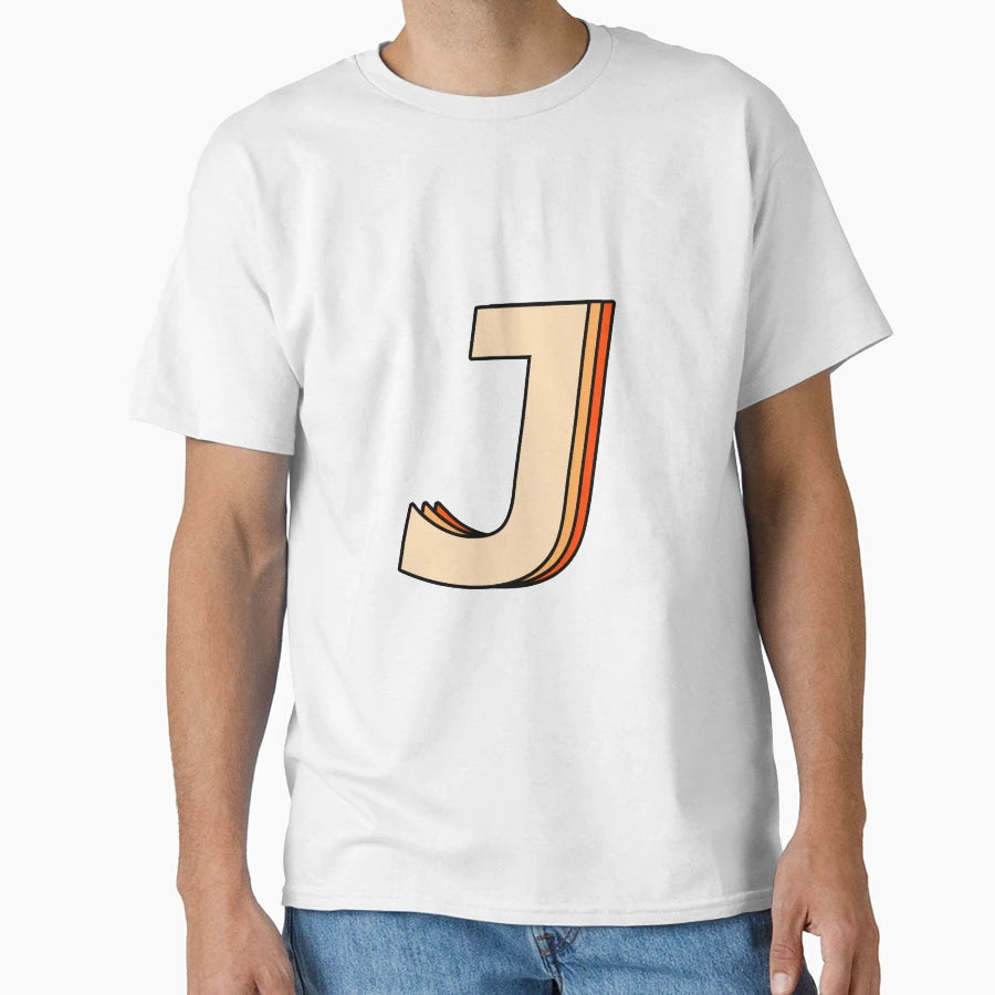 Orange J T-Shirt - Casual Everyday Wear Unisex - T-Shirt, Sweatshirt, Hoodie