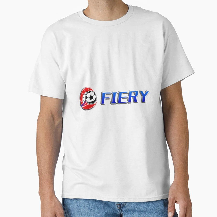 Fiery Football Art T-Shirt - Novelty Apparel for Adults - T-Shirt, Sweatshirt, Hoodie