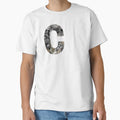 C Silver Star Collage Preppy T-Shirt - Casual Everyday Wear Unisex - T-Shirt, Sweatshirt, Hoodie
