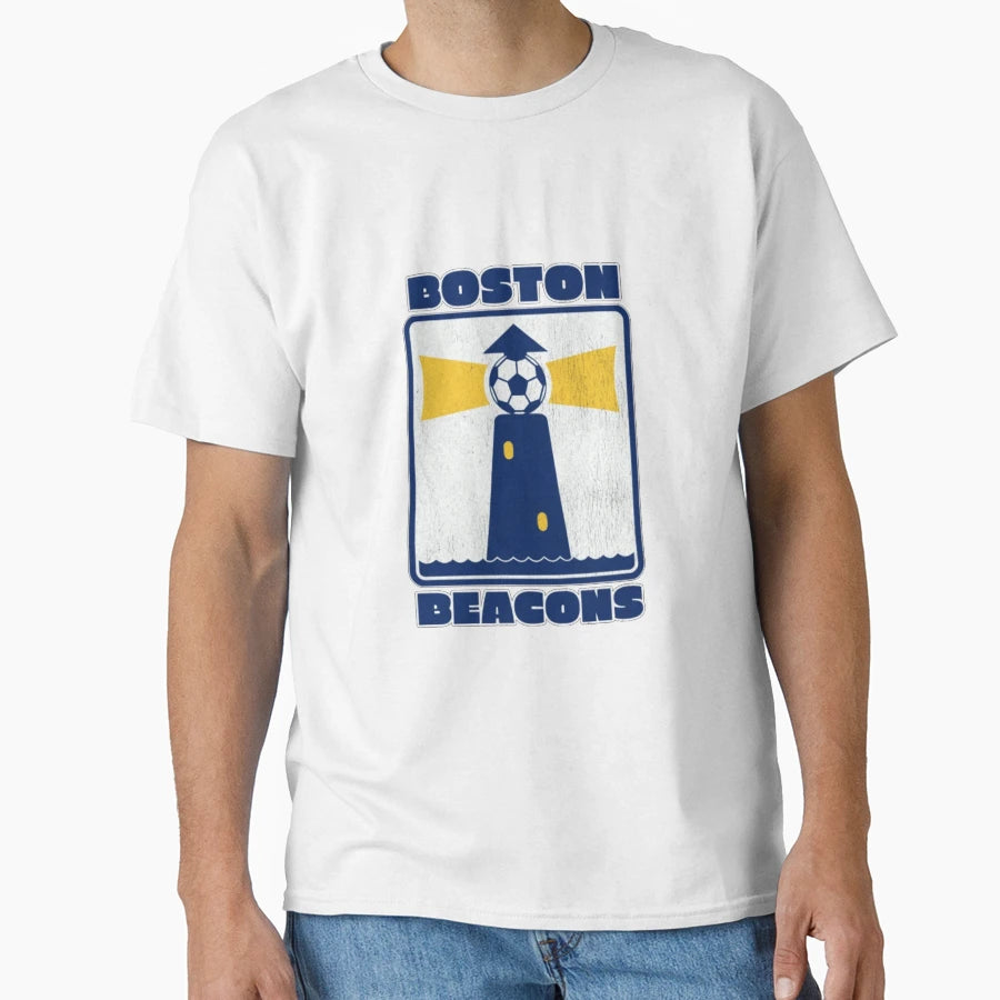Boston Beacons North American Soccer League T-Shirt - Graphic Print Unisex - T-Shirt, Sweatshirt, Hoodie