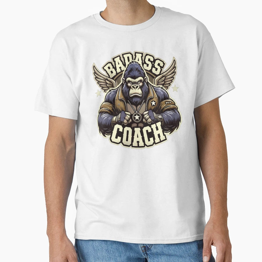 Tough Trainer Coach Gorilla Gift T-Shirt - Trendy Graphic Unisex - T-Shirt, Sweatshirt, Hoodie
