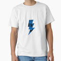 Blue Galaxy Lightning Bolt T-Shirt - Streetwear Style Men Women - T-Shirt, Sweatshirt, Hoodie