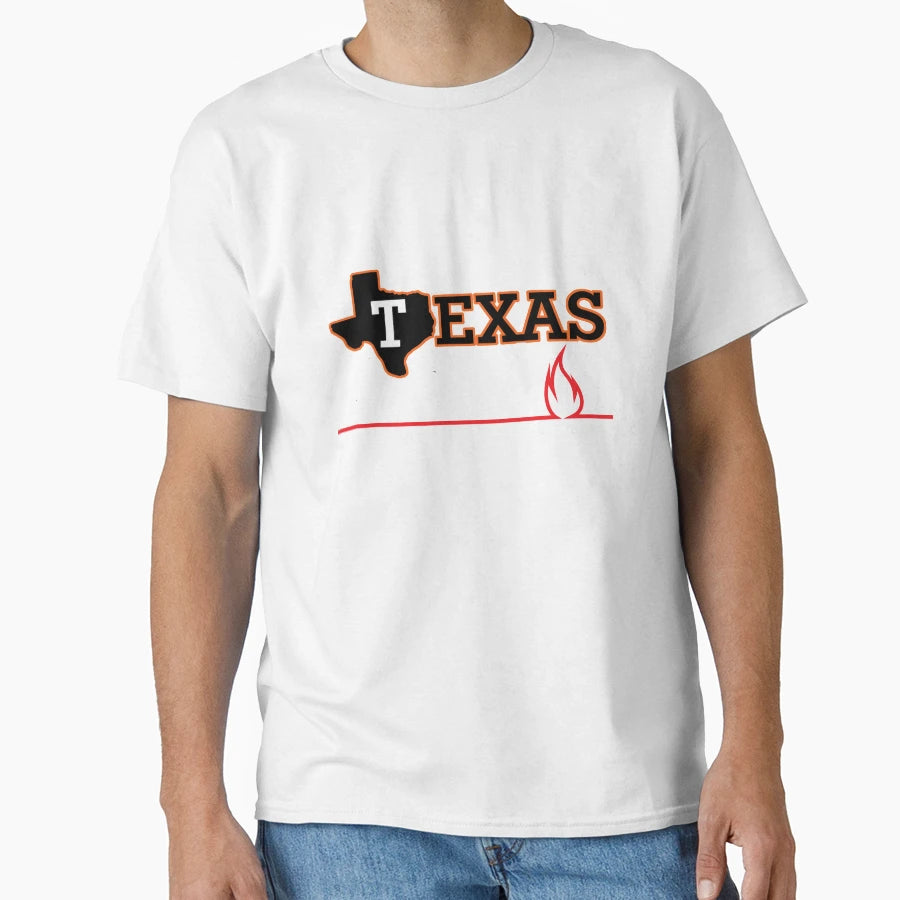 Texas Firefighter Gift Strong Heroic T-Shirt - Minimalist Print for Adults - T-Shirt, Sweatshirt, Hoodie