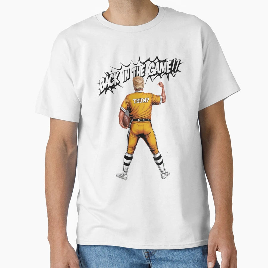 Trumps Back Game Touchdown Time T-Shirt - Graphic Print Men Women - T-Shirt, Sweatshirt, Hoodie
